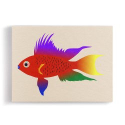 Buntbarsch Hell Wall Art