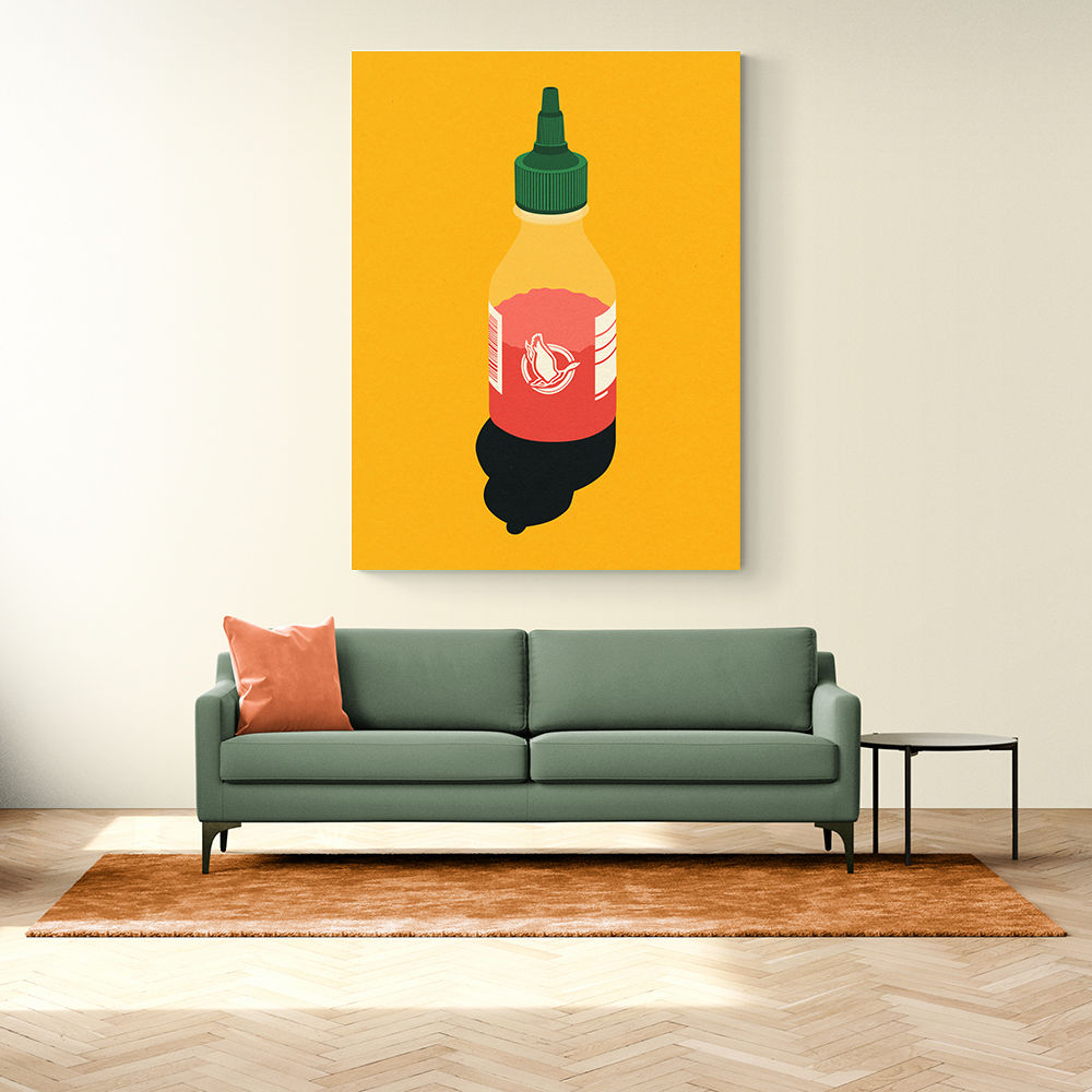 Chilli Sauce Wall Art Chilli Sauce Wall Art