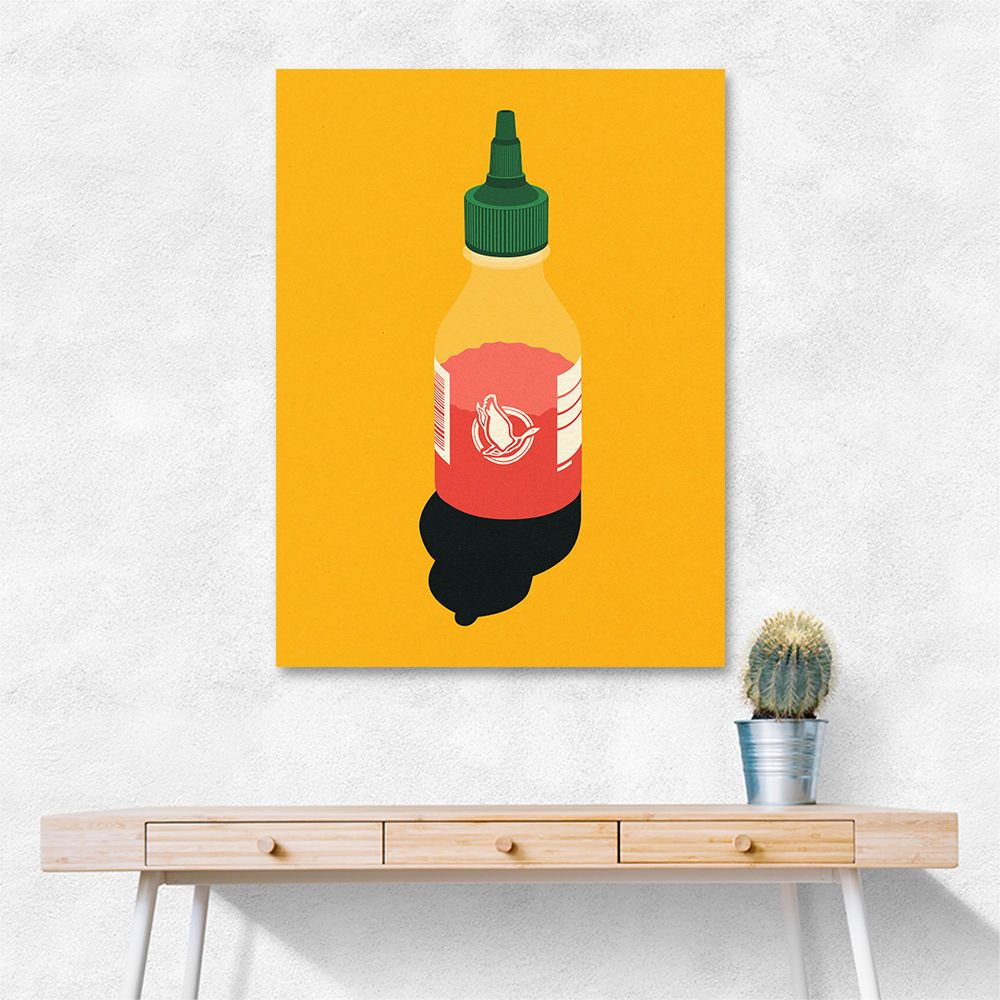 Chilli Sauce Wall Art Chilli Sauce Wall Art