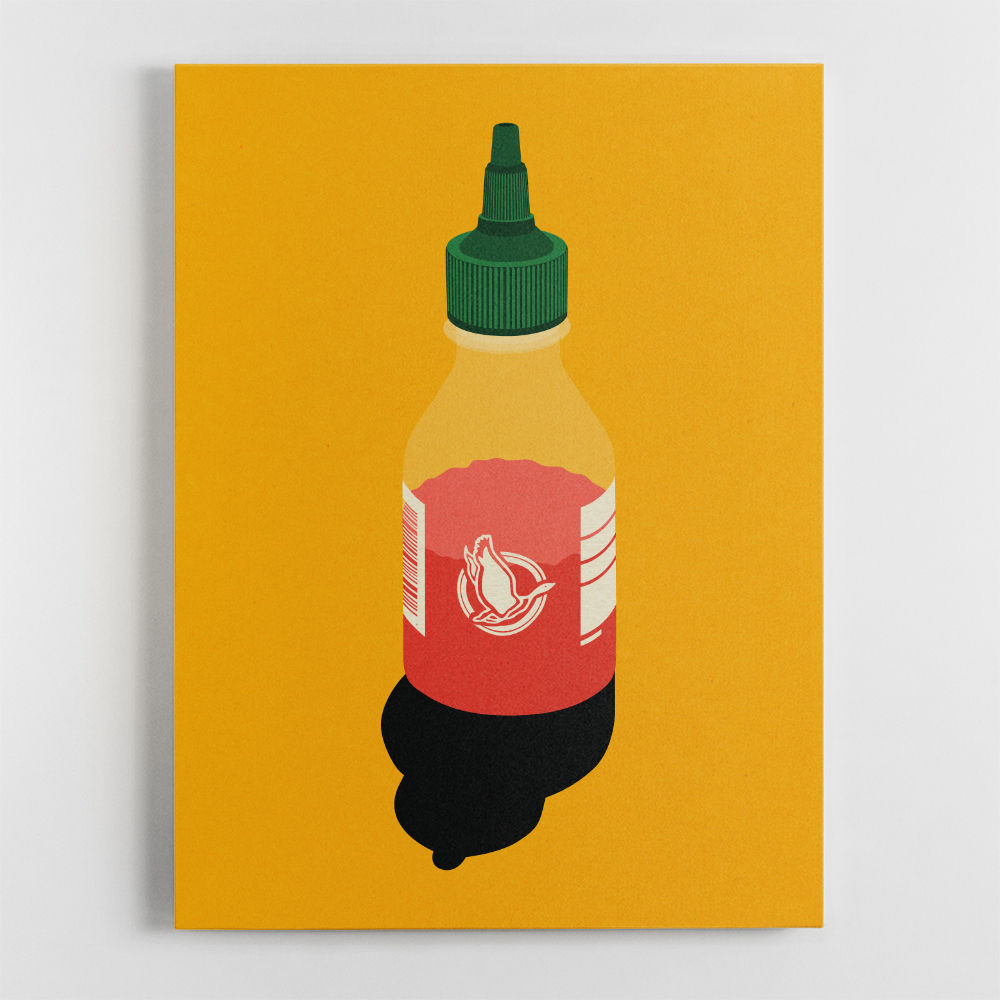 Chilli Sauce Wall Art Chilli Sauce Wall Art