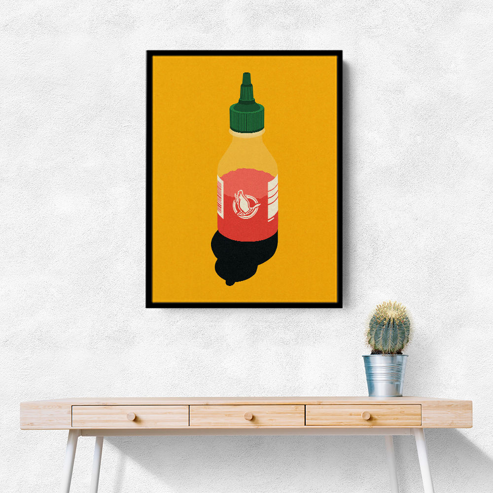 Chilli Sauce Wall Art Chilli Sauce Wall Art