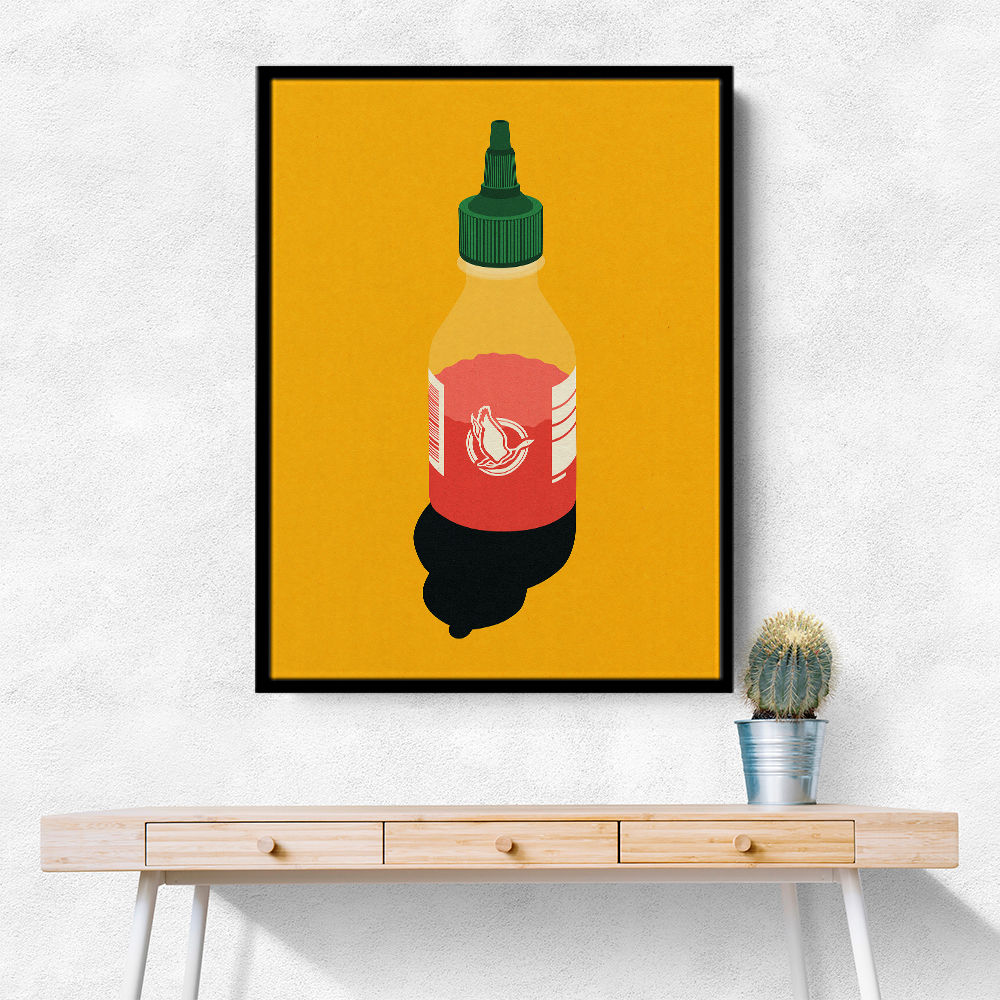 Chilli Sauce Wall Art Chilli Sauce Wall Art