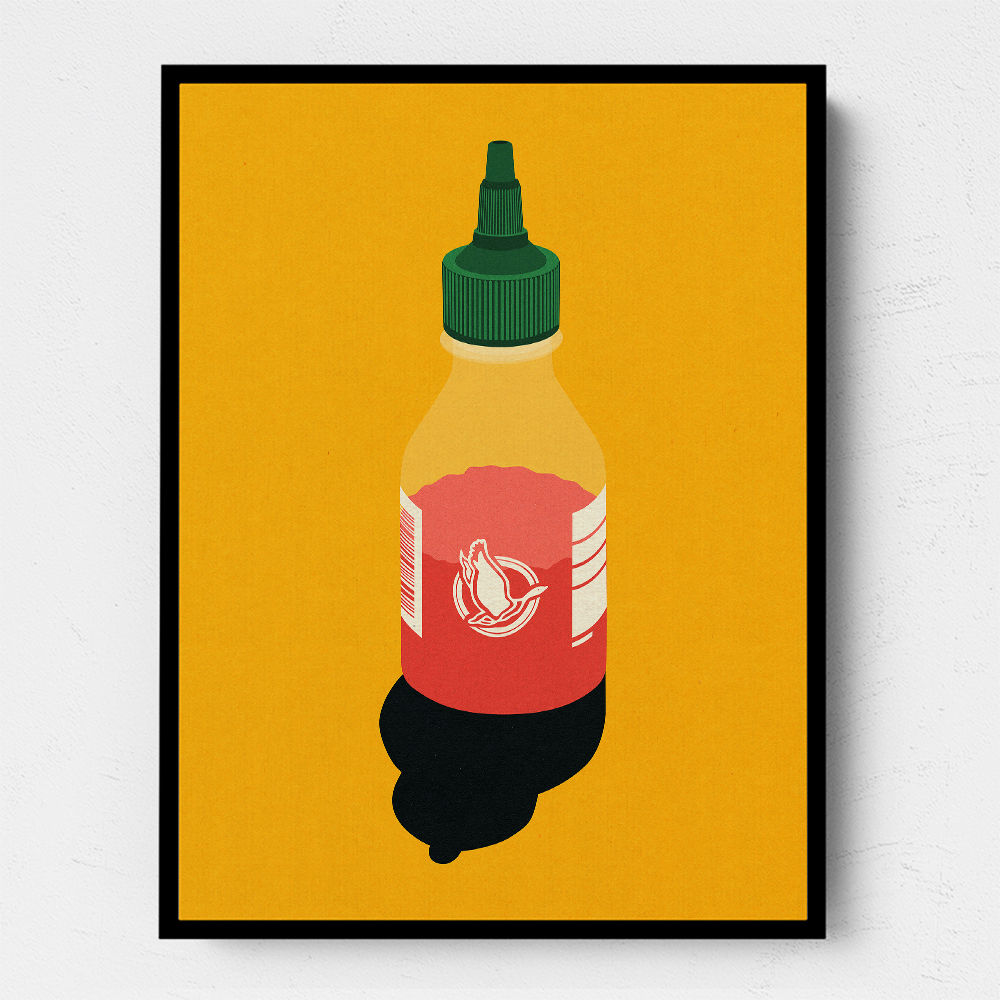 Chilli Sauce Wall Art Chilli Sauce Wall Art