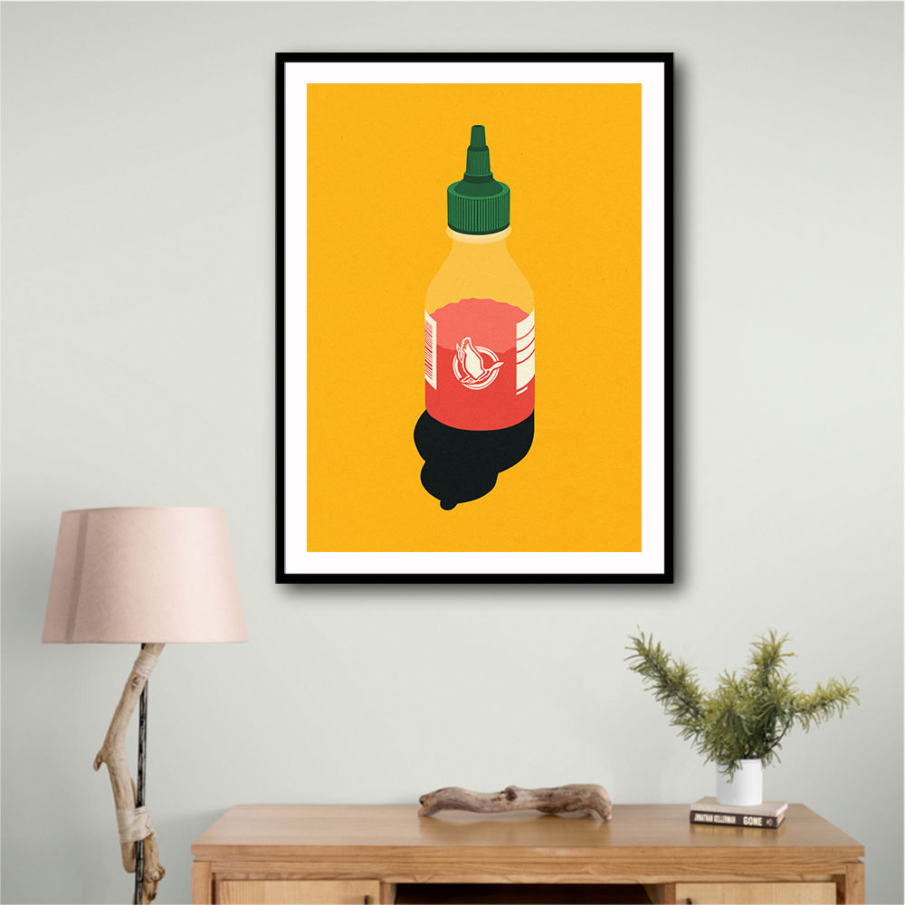 Chilli Sauce Wall Art Chilli Sauce Wall Art