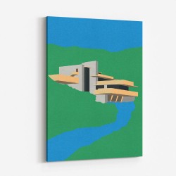 Frank Loyd Wright Falling Water Wall Art