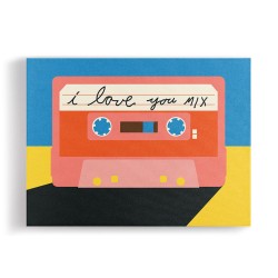 I Love You Mix Tape Wall Art