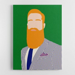Men From Barber Shop Wall Art