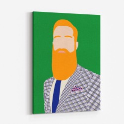 Men From Barber Shop Wall Art
