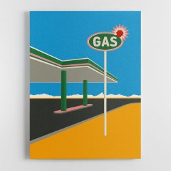 Spark Gas Station Wall Art