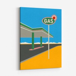 Spark Gas Station Wall Art
