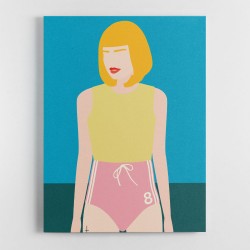 Runner Girl Wall Art
