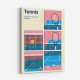 Poster Tennis Double Vault Wall Art
