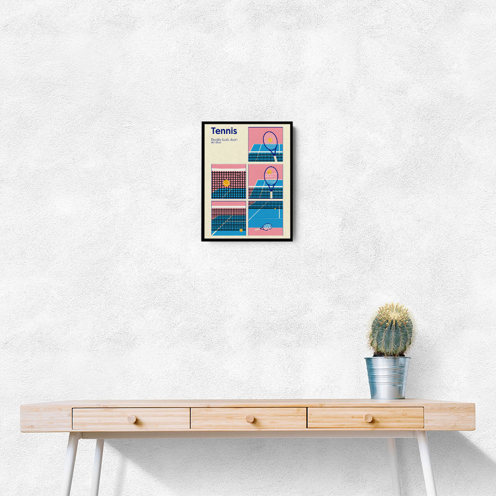 Poster Tennis Double Vault Wall Art