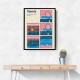 Poster Tennis Double Vault Wall Art