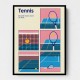 Poster Tennis Double Vault Wall Art