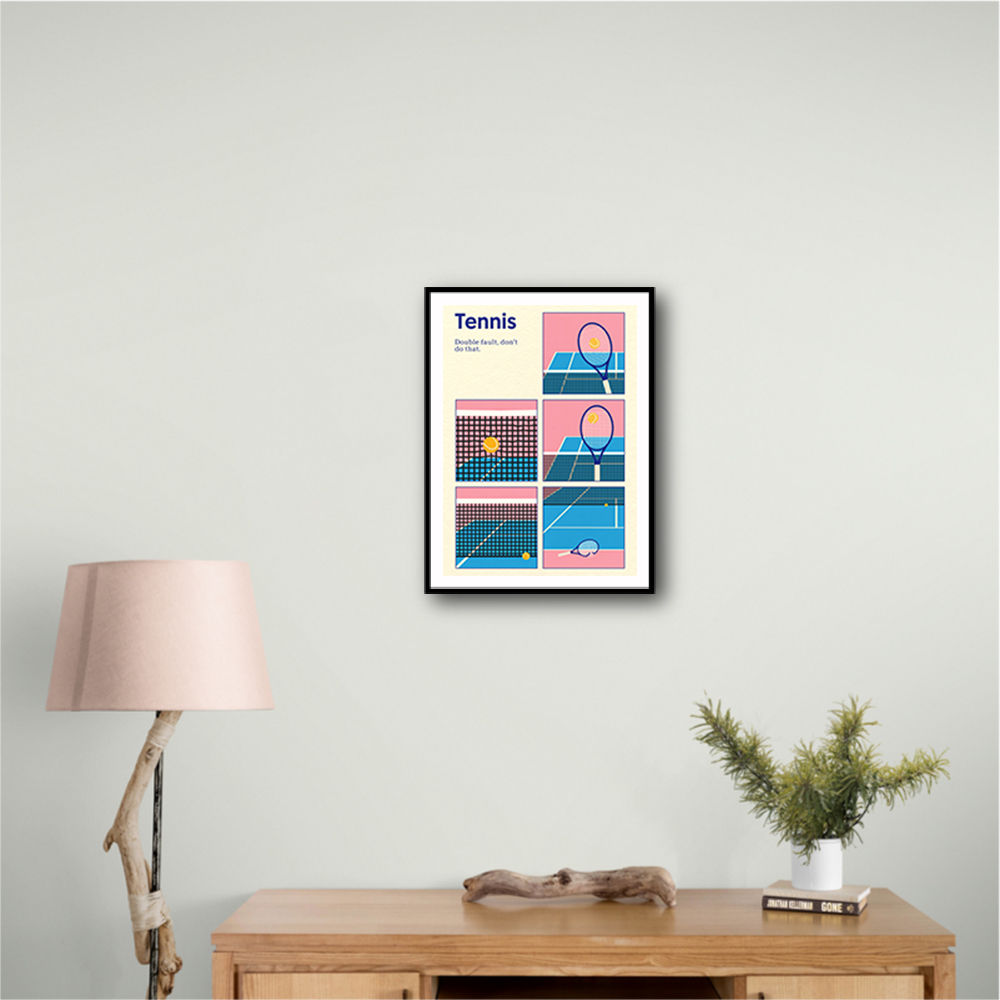 Poster Tennis Double Vault Wall Art