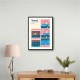 Poster Tennis Double Vault Wall Art