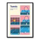 Poster Tennis Double Vault Wall Art