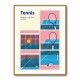 Poster Tennis Double Vault Wall Art