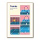 Poster Tennis Double Vault Wall Art