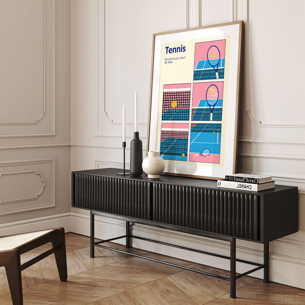 Poster Tennis Double Vault Wall Art
