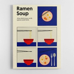 Poster Ramen Soup Wall Art