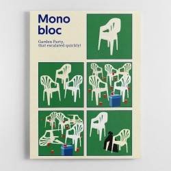 Poster Monobloc Five Squares Wall Art