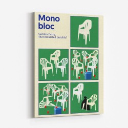 Poster Monobloc Five Squares Wall Art
