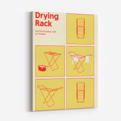 Drying Rack Wall Art