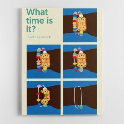 Candy Clock Wall Art