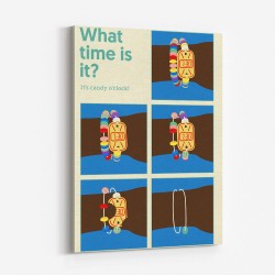 Candy Clock Wall Art