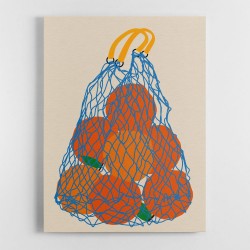Oranges In A Net Bag Update 24 Wall Art