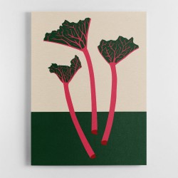 Swedish Garden Rhabarber Wall Art