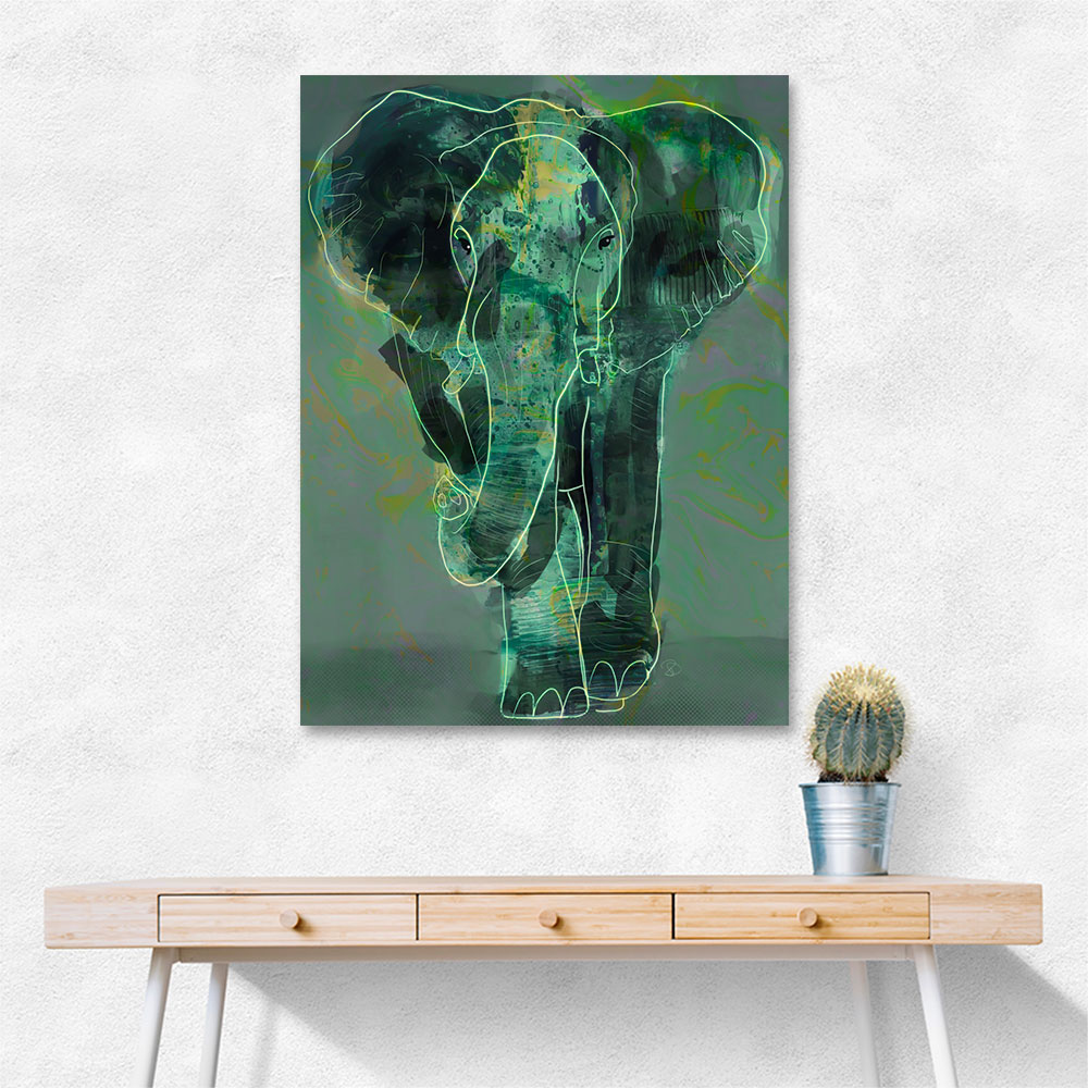 Teal Elephant