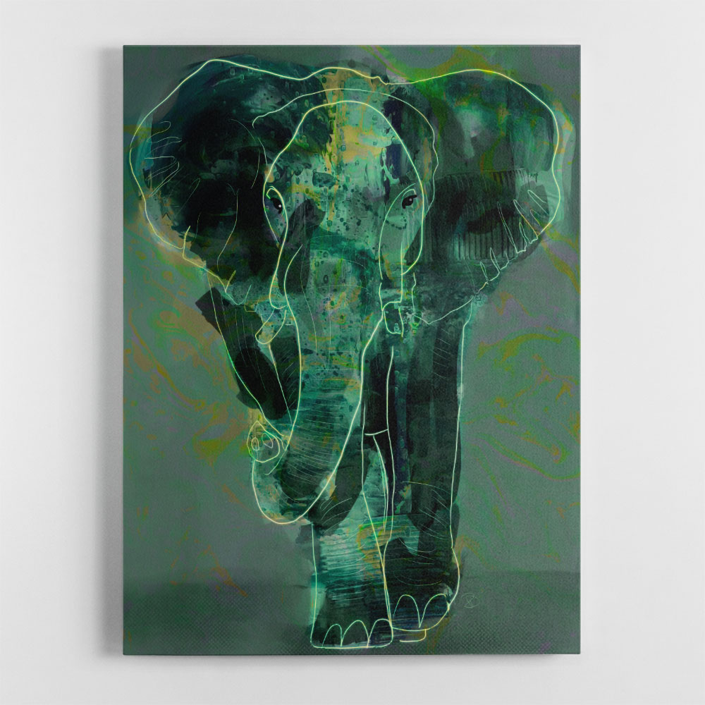 Teal Elephant