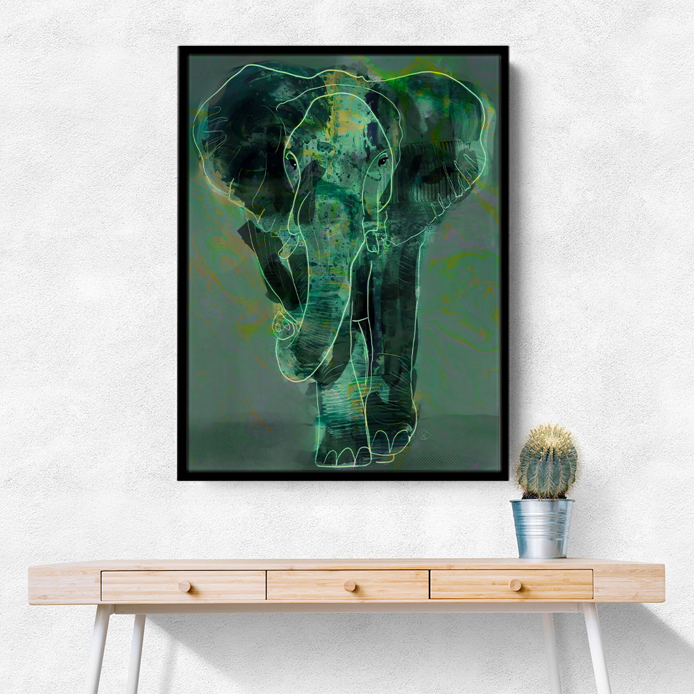 Teal Elephant