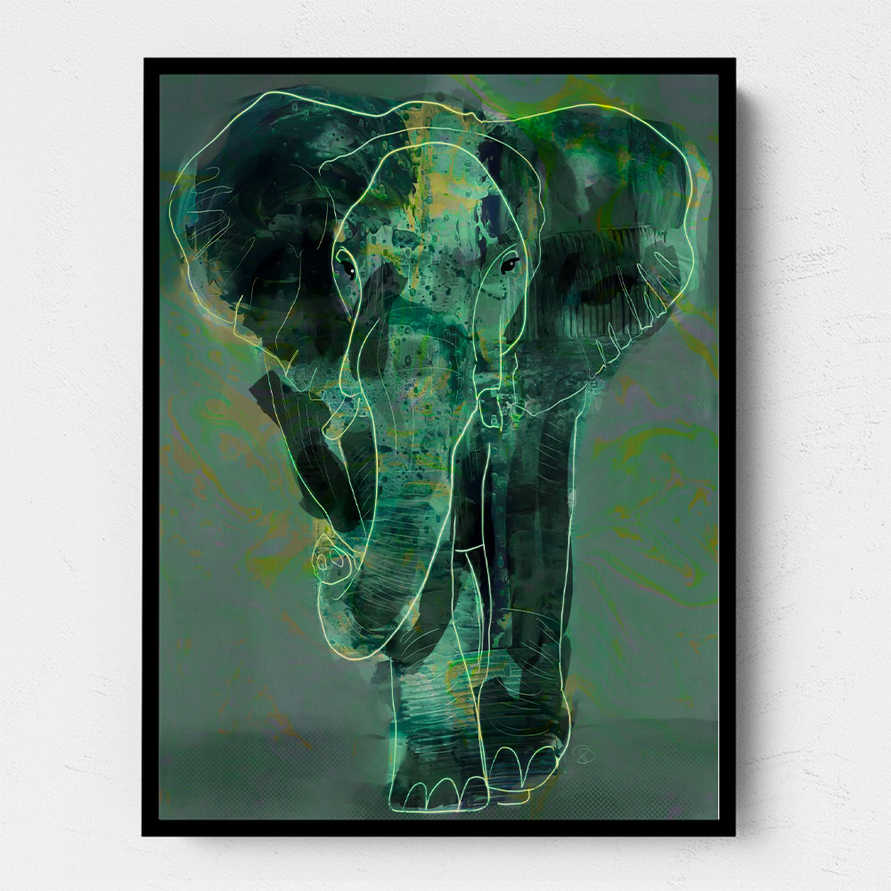 Teal Elephant