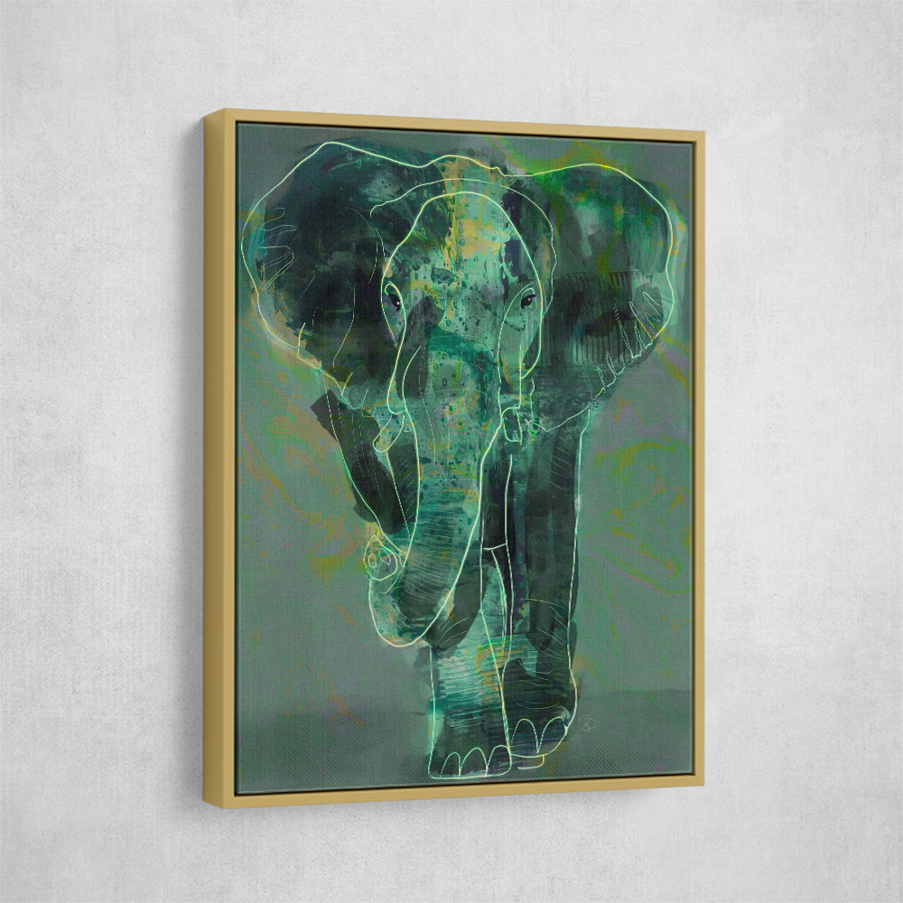 Teal Elephant