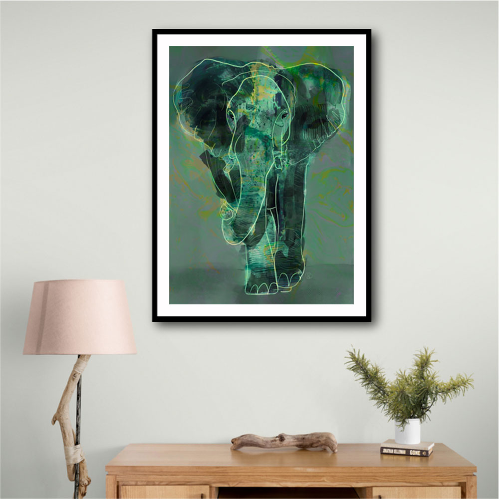 Teal Elephant