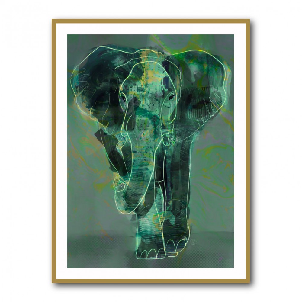 Teal Elephant