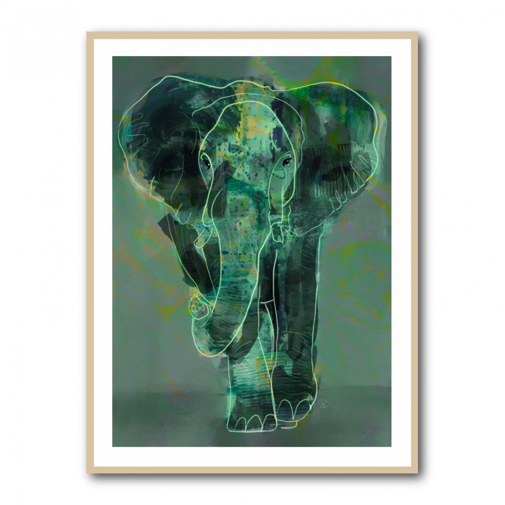 Teal Elephant