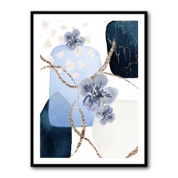 Floral Blue 1