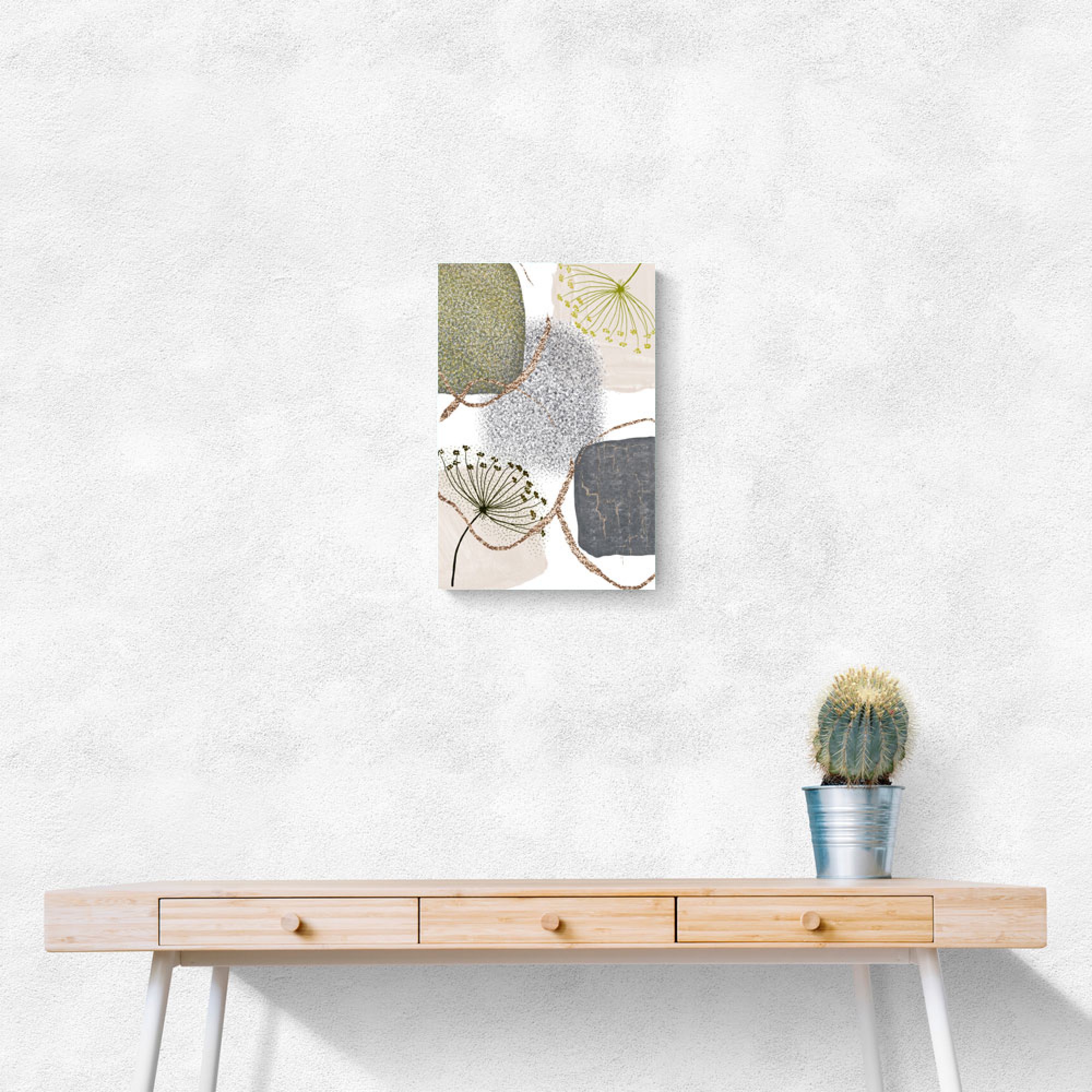 Green Grey 1 Wall Art