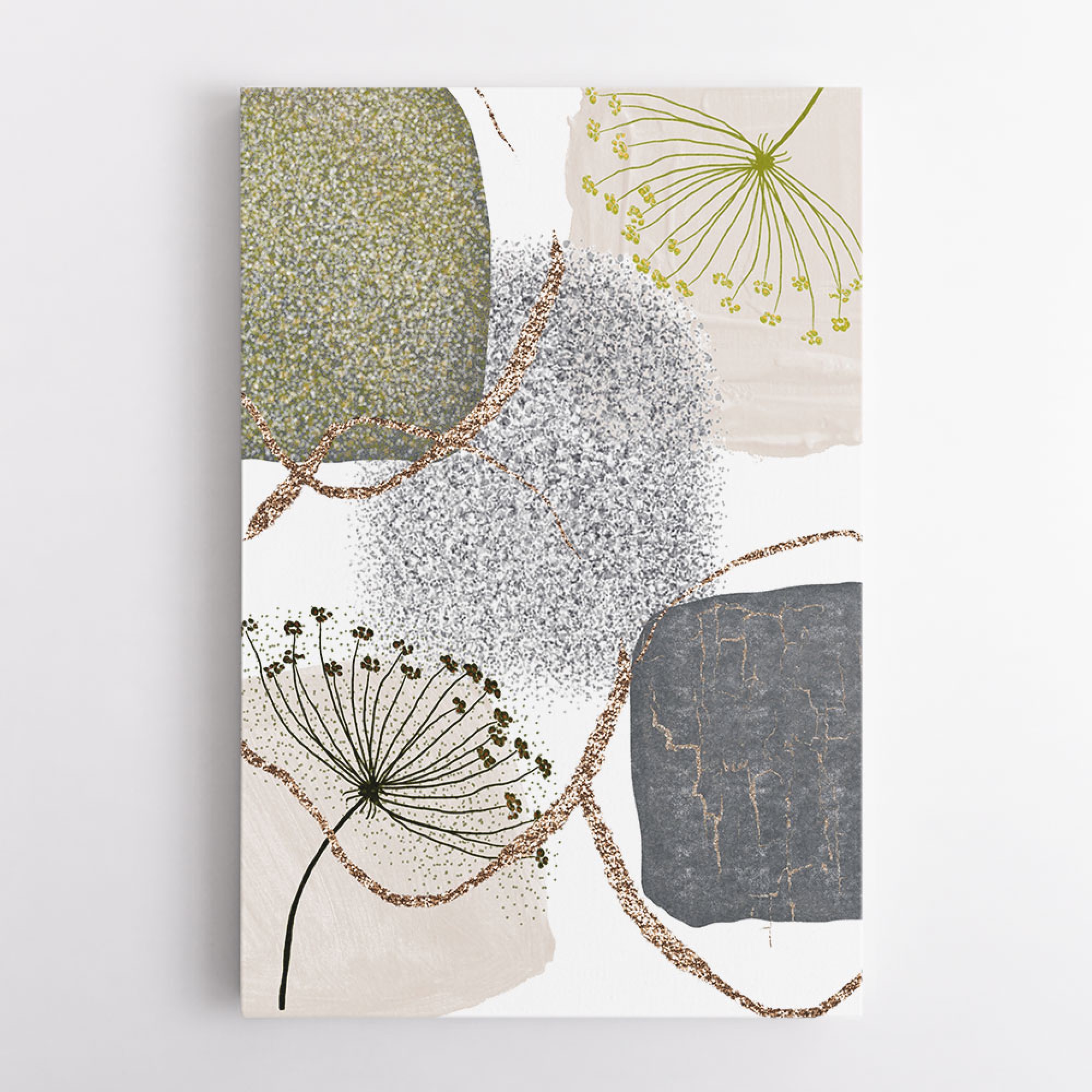 Green Grey 1 Wall Art