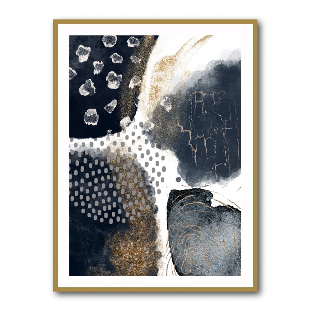 Abstract Black and Gold 1