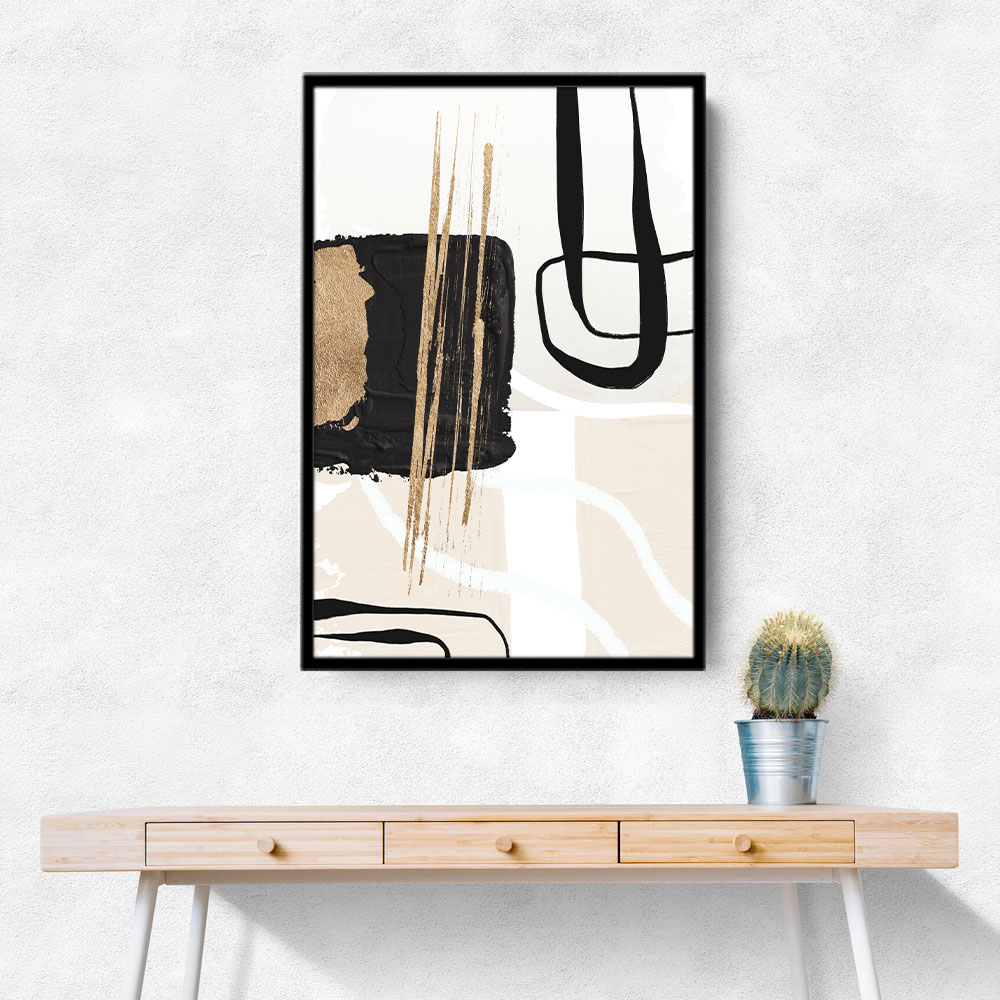 Abstract Black and Gold 5