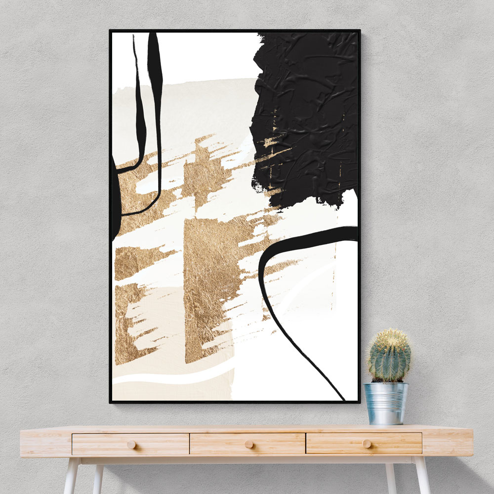 Abstract Black and Gold 6