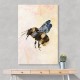 Grunge Watercolour Bee