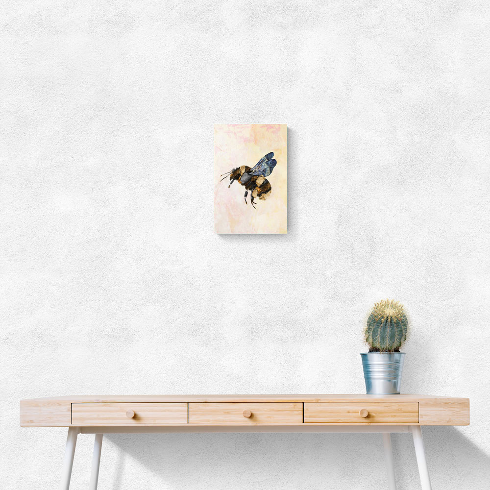 Grunge Watercolour Bee