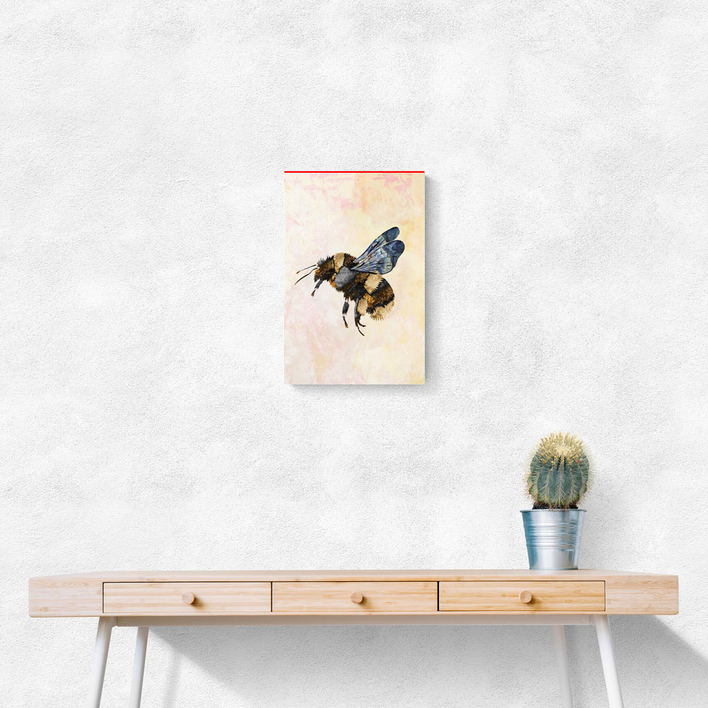 Grunge Watercolour Bee